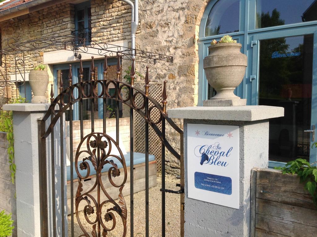 Au Cheval Bleu Bed and Breakfast Fontenay-près-Vézelay Eksteriør billede