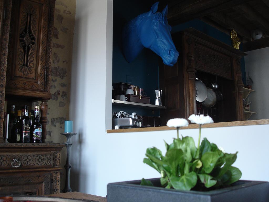 Au Cheval Bleu Bed and Breakfast Fontenay-près-Vézelay Eksteriør billede